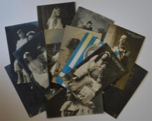 A small collection of postcards of King George I a