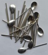 A good set of Continental teaspoons together with