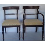 A good set of Bright of Nettlebed dining chairs wi