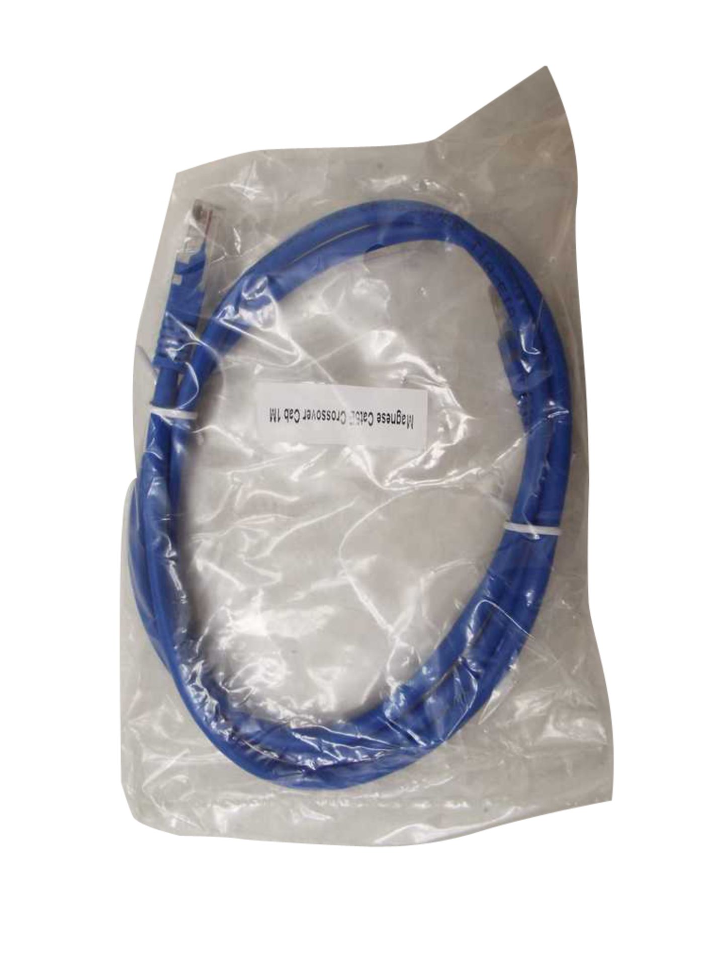 Joblot of 500 Blue BTP Cat 5 Crossover Cables 1m Length