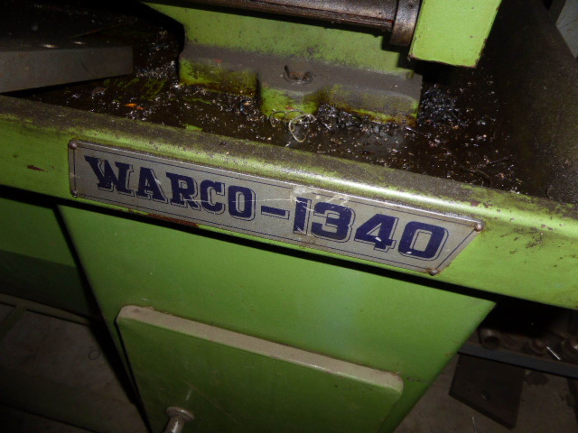 Warco model 1340 800mm x 160mm centre lathe with 3 jaw chuck and rack with miscellaneous tooling, - Image 2 of 8