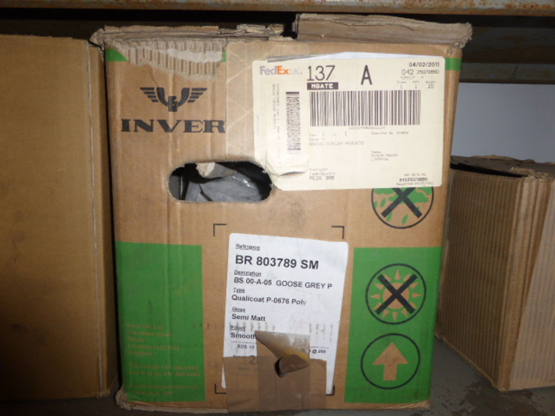 Approx. 25 boxes of powder coating stock brands inc. Interpon, Akzo Nobel, Thermoset and others, - Image 5 of 5