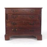 An 18th century mahogany dressing chest,