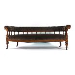 A late 19th/early 20th century walnut,