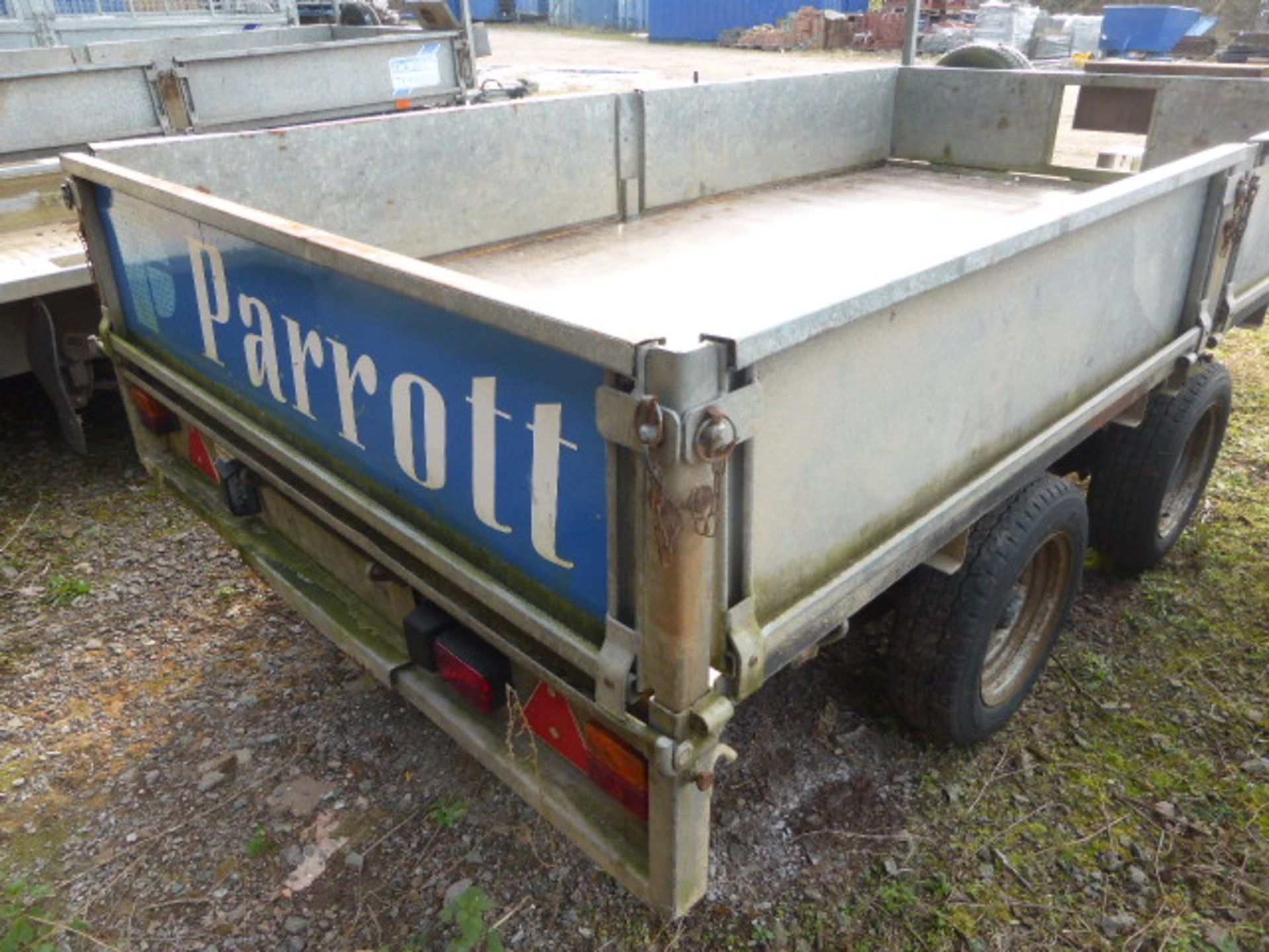 Ifor Williams Type LM105GHD 3m twin axle galvanized drop side trailer capacity 3500kg Serial - Image 7 of 8