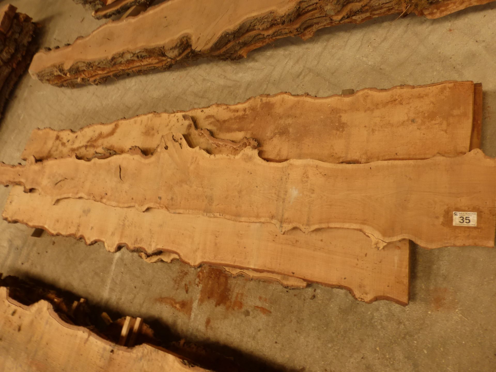 5 burr oak waney edge boards 2500 x 250 x varying thicknesses