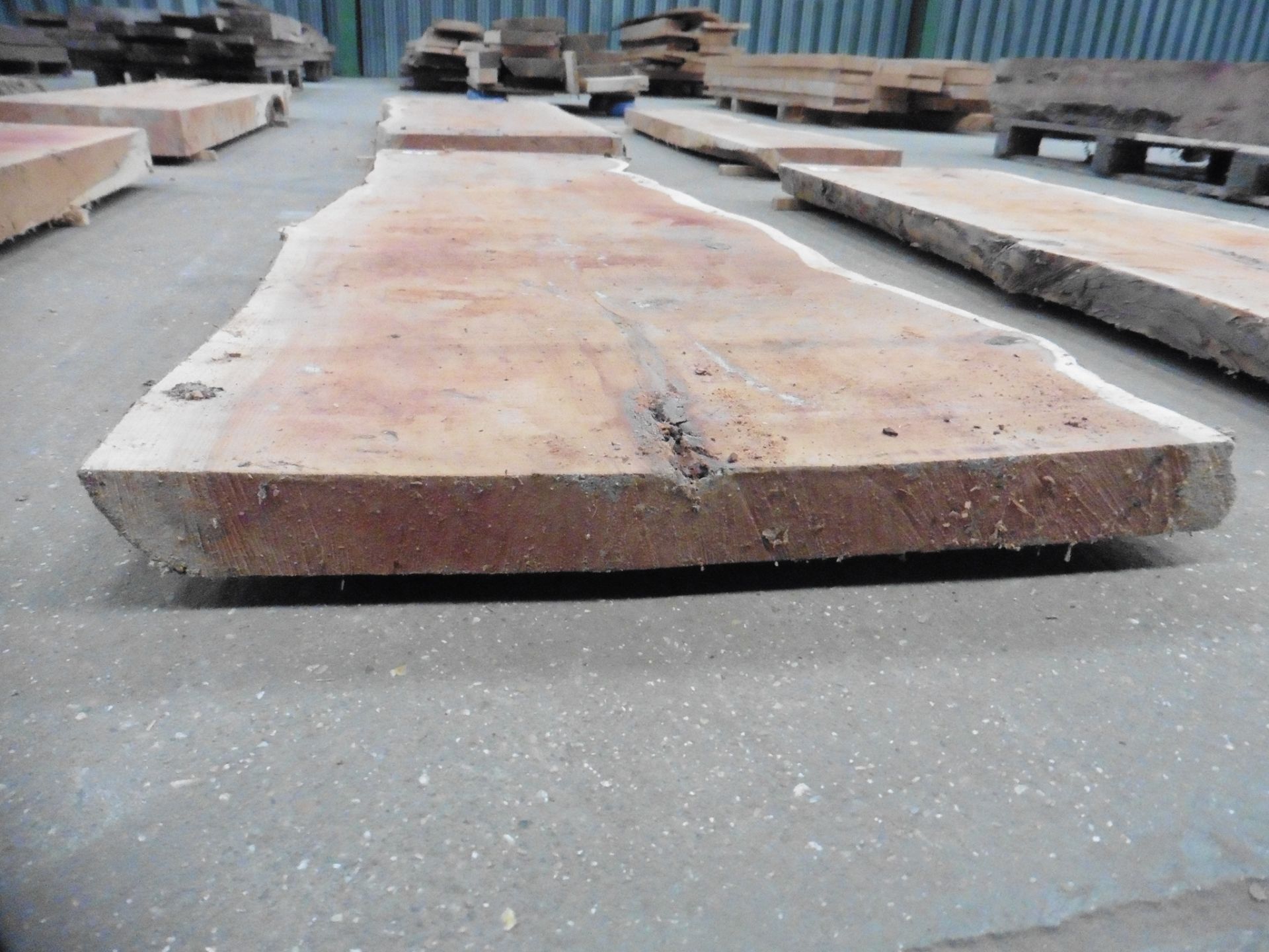 Plank of waney edge yew 1400 x 450 x 50mm - Image 3 of 5