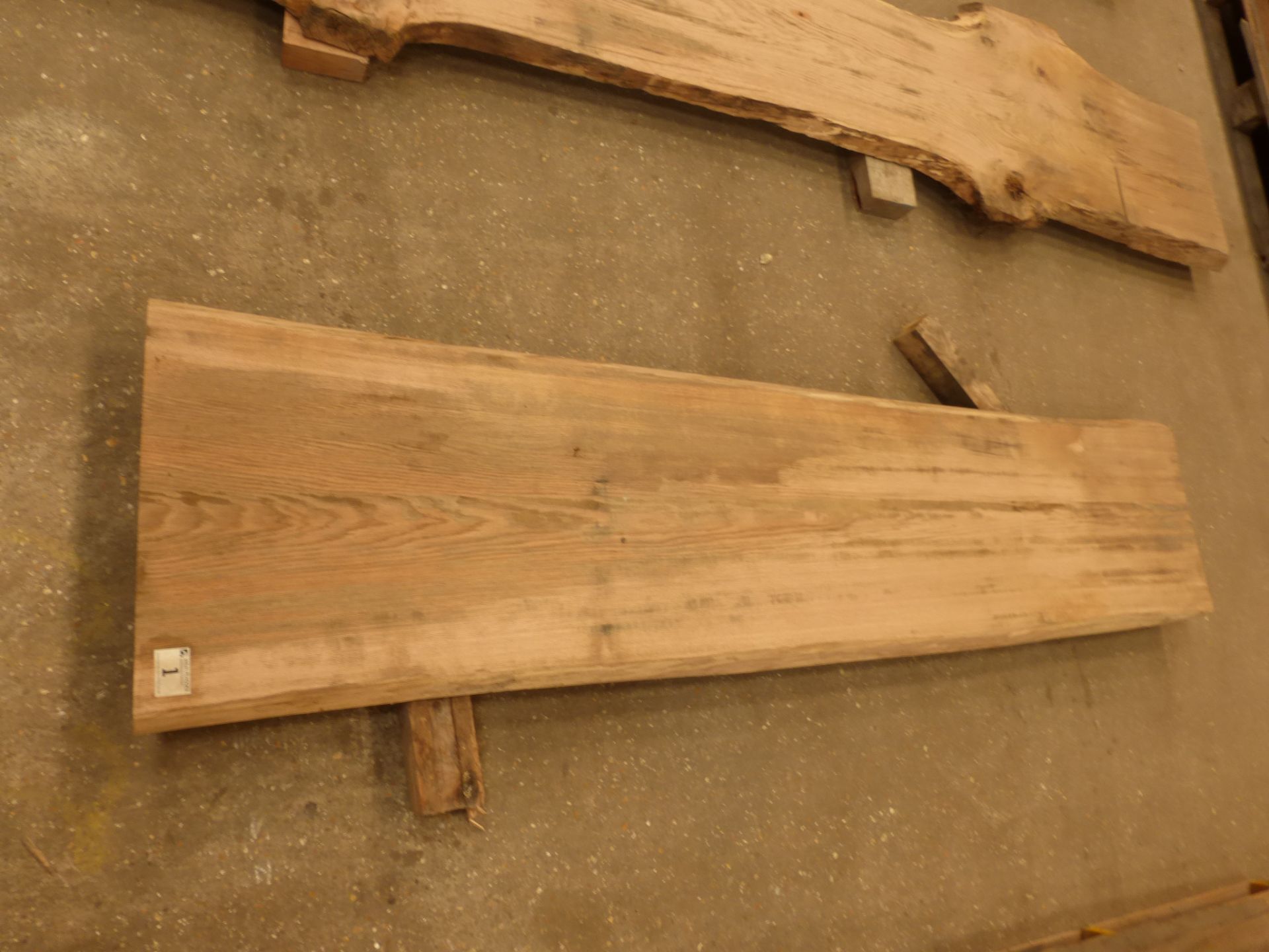 Plank of waney edge oak 2300 x 500 x 40mm