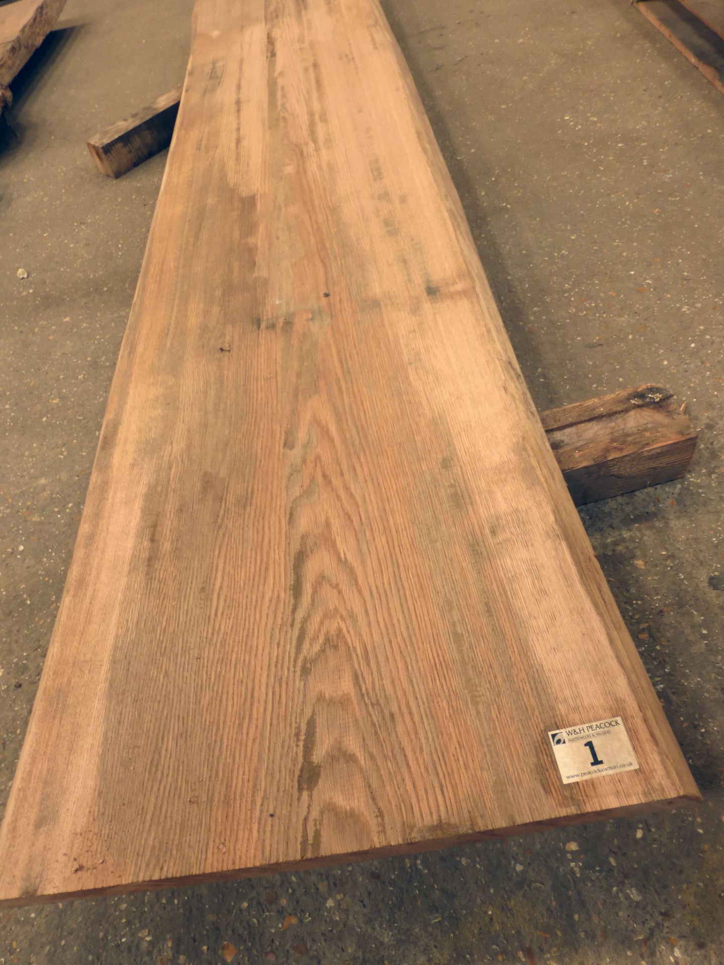 Plank of waney edge oak 2300 x 500 x 40mm - Image 6 of 6