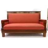 A 19th century and later Scandinavian mahogany,