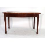 An 18th century Sheraton mahogany,