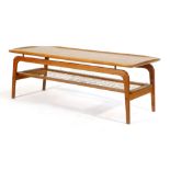 A 1960/70's teak coffee table,