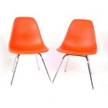 Charles and Ray Eames for Vitra, a pair of side chairs,