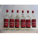 6 bottles of Imperial triple distilled Vodka 37.