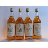 4 bottles of Glen Dhu blended Scotch Whisky 40% 1litre each