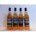 4 bottles of Bells Original blended Scotch Whisky (Help for Heros label) 40% 70cl each