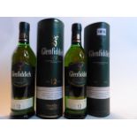 2 bottles of Glenfiddich 12 yr old Signature single highland malt Scotch Whisky in cartons 40% 70cl