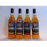 4 bottles of Bells Original blended Scotch Whisky (Help for Heros label) 40% 70cl each