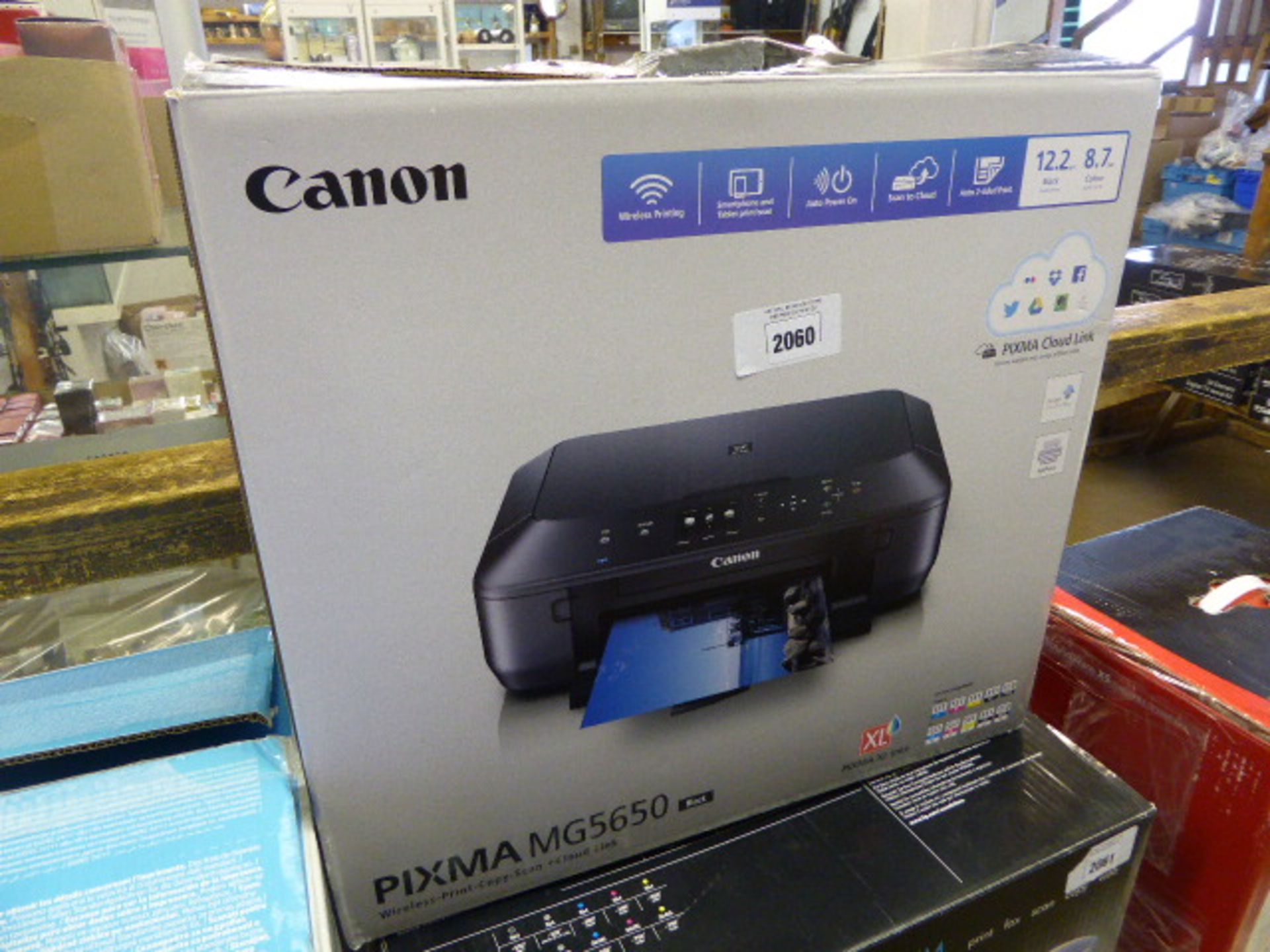 Canon Pixma MG5650 wireless all in one printer in box