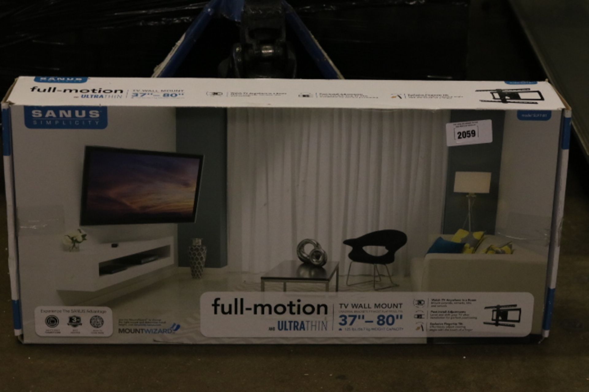 Sanus free motion TV wall mount for 37 - 80'' TV's