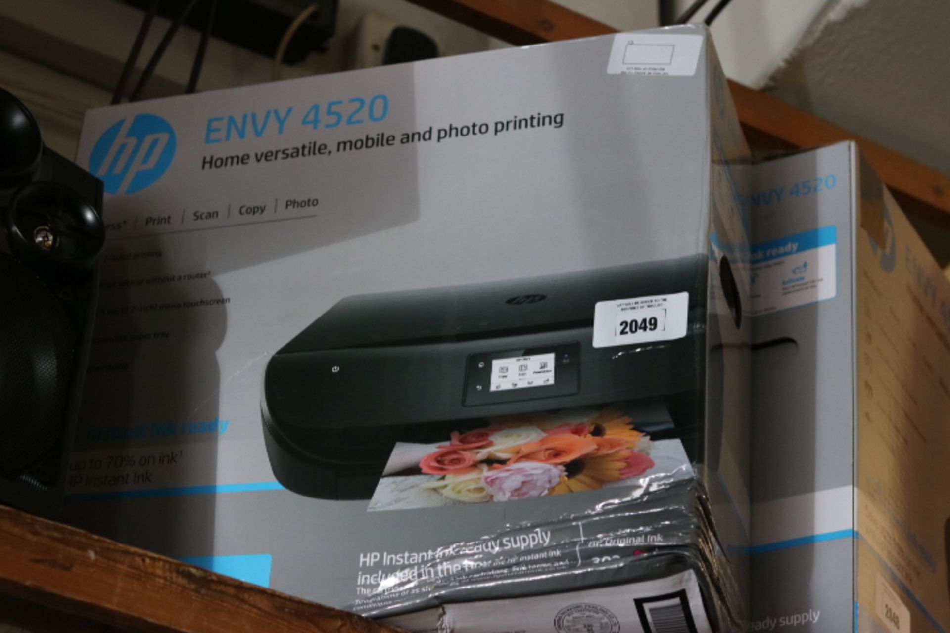 HP envy 4520 wireless all in one printer in the box