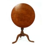 A late 18th/early 19th century mahogany supper table,