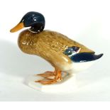A Beswick figure modelled as a mallard duck, Model No. 817, h. 16.