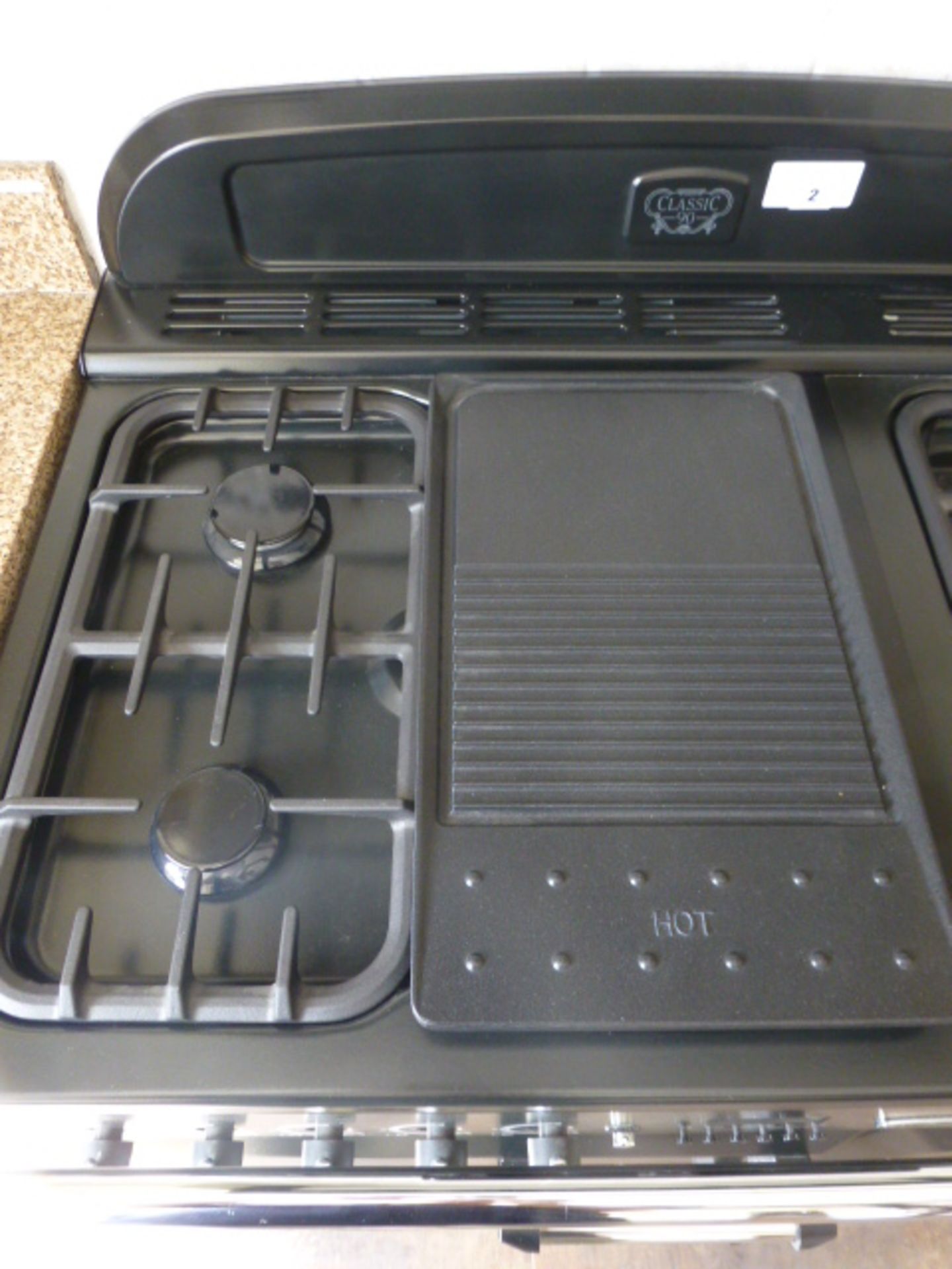 Rangemaster Classic 90 triple dual fuel range oven with 5 burner gas hob - Image 10 of 11