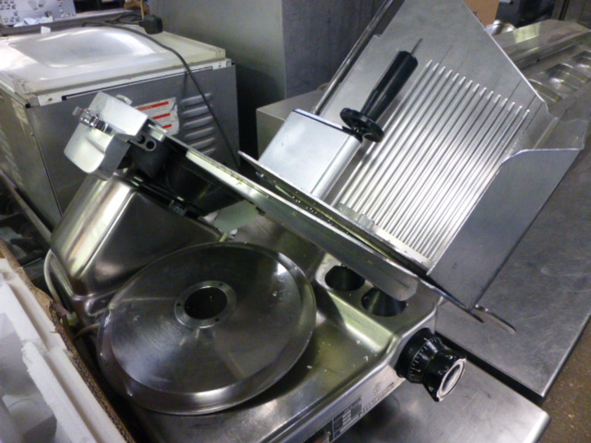 (13) 800S 32cm commercial meat slicer, unboxed