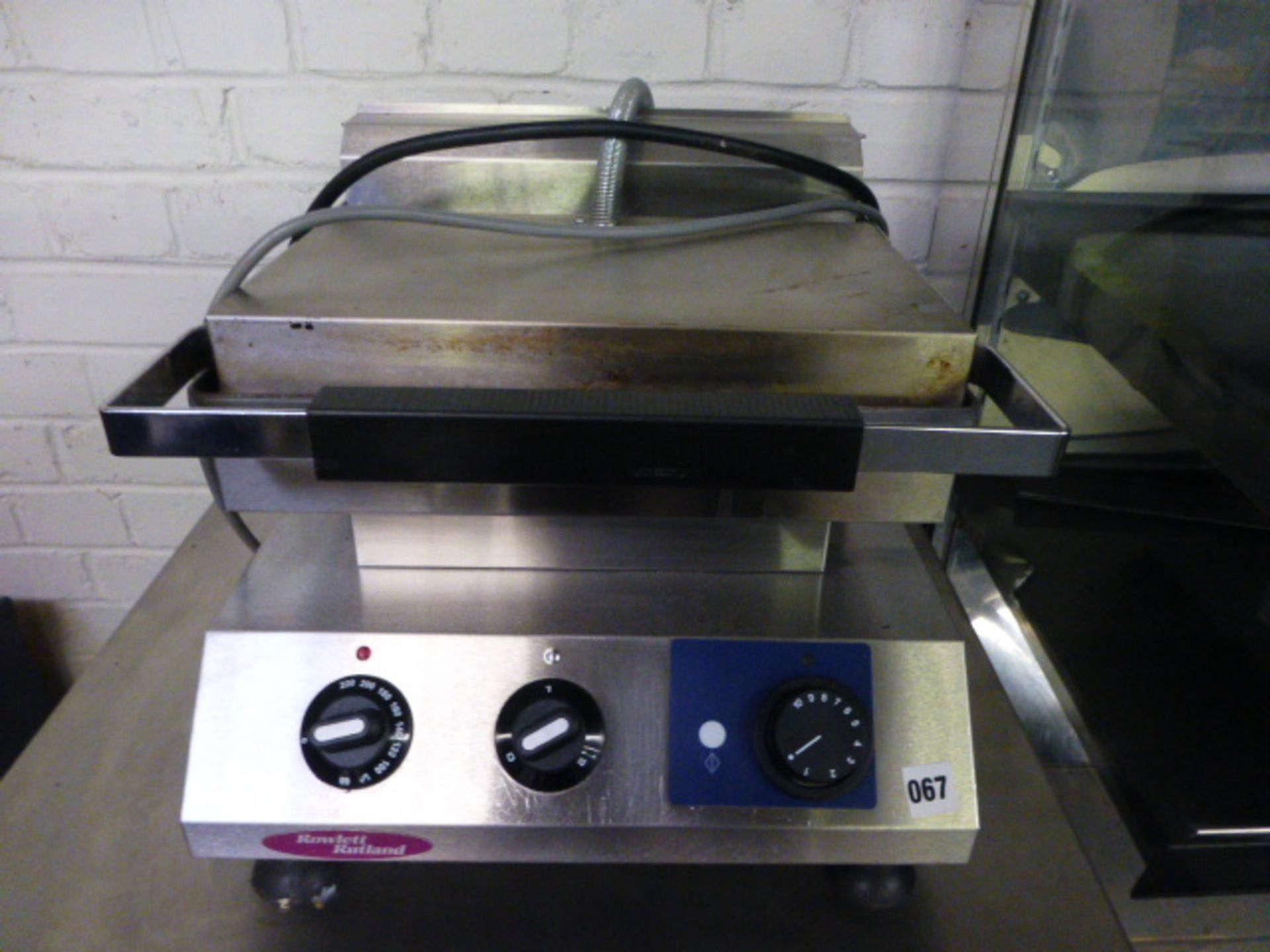 (12) 35cm electric Rowlett Ruttland double contact panini grill