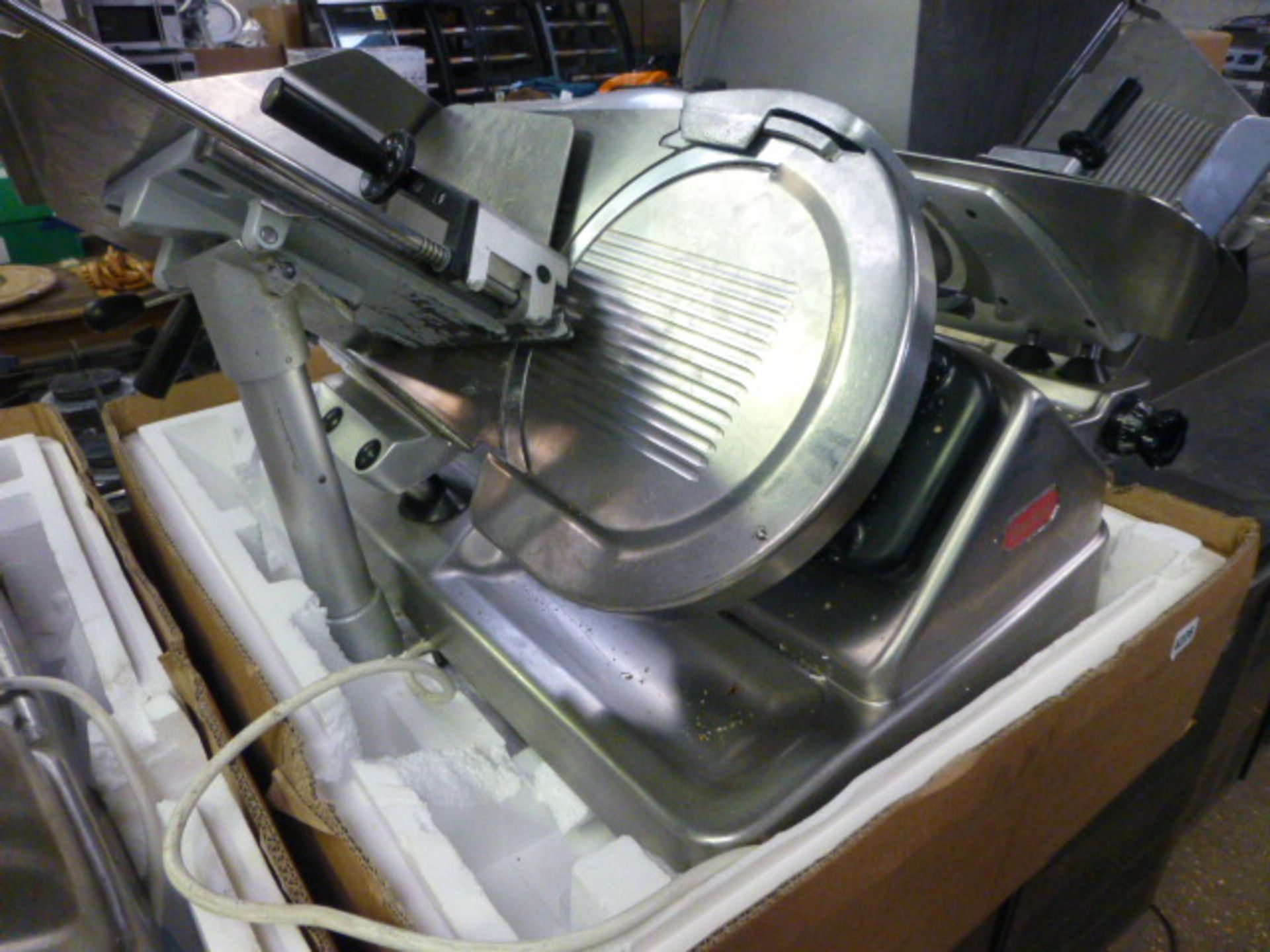 (14) 800S 32cm commercial meat slicer, part boxed