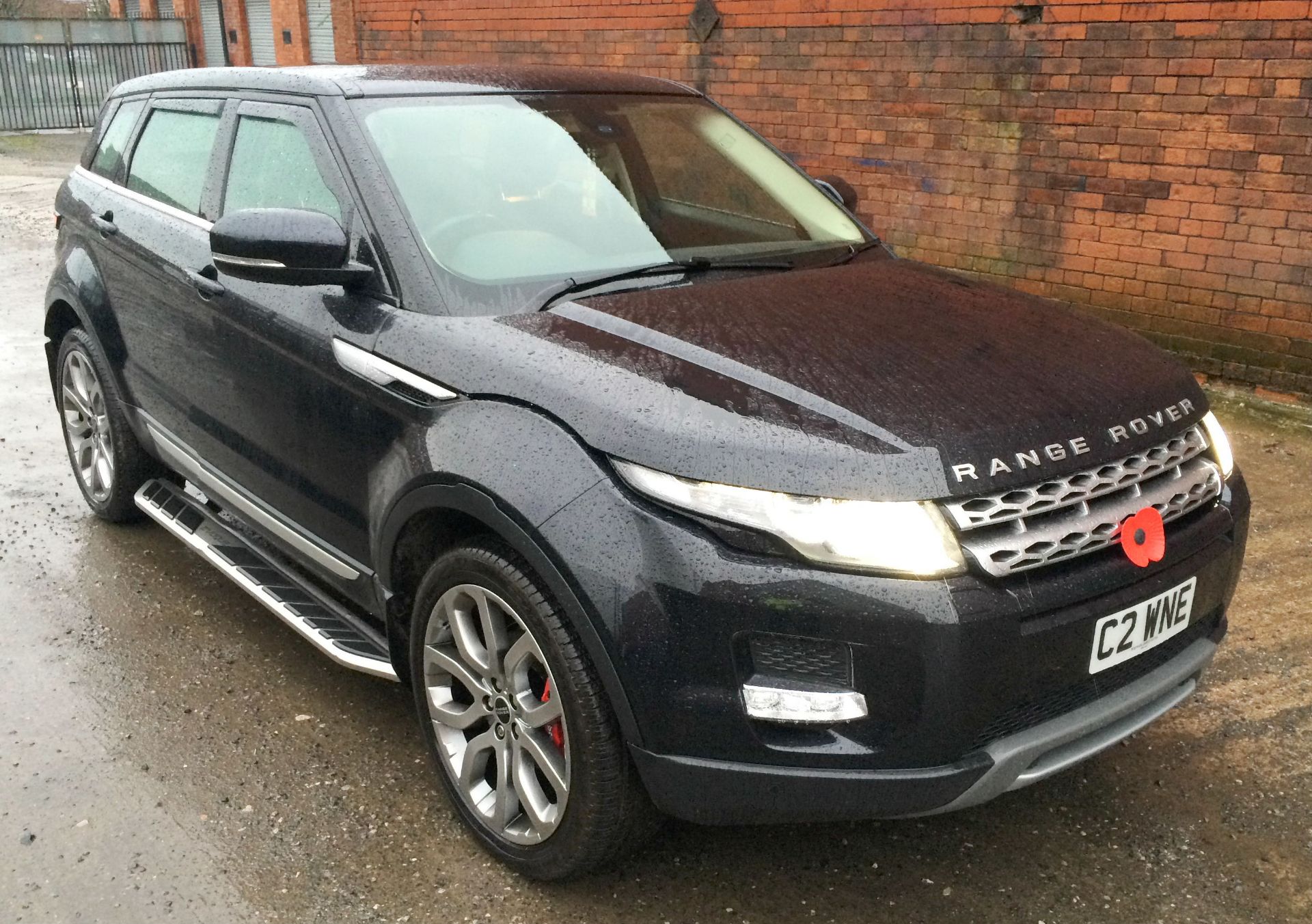 A Range Rover Evoque SD4 Hatchback Reg. No.C2WNE, first registered 2012, indicated 32,956 miles,