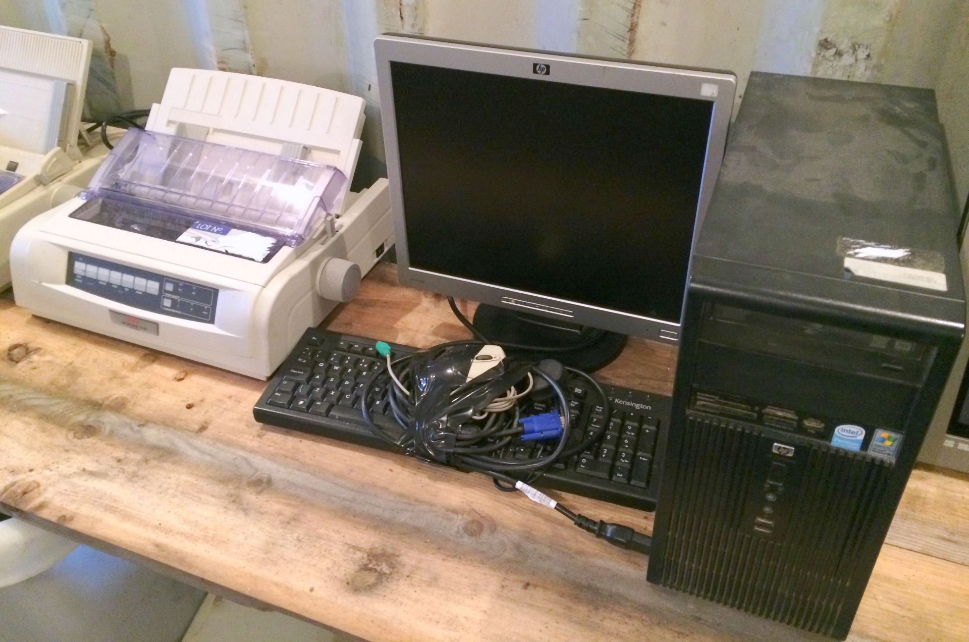 Miscellaneous IT Equipment including hp Personal Computer with monitor and keyboard, Epson Stylus