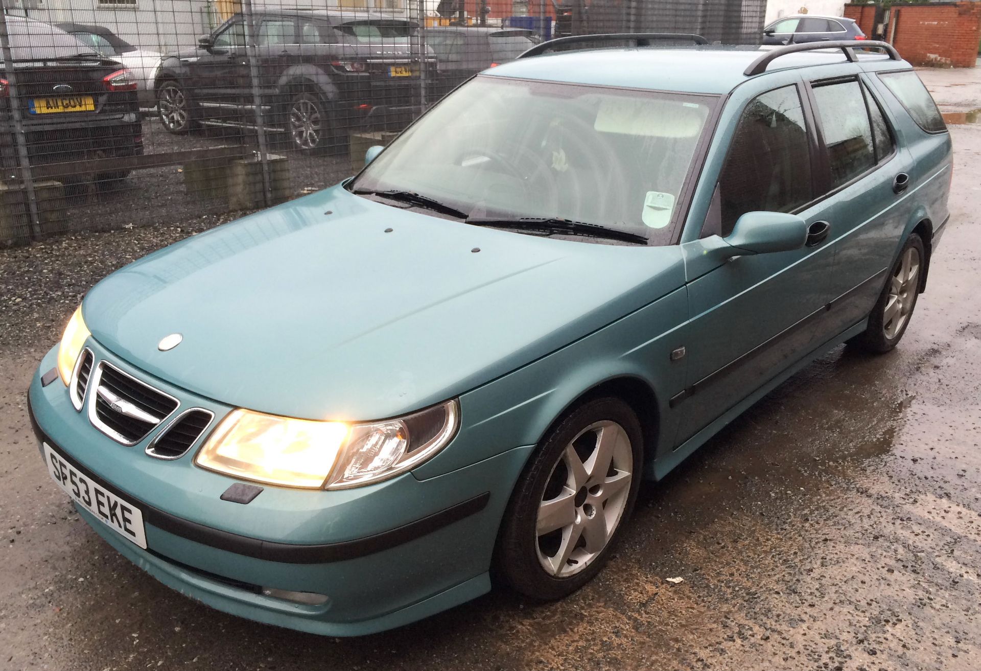 A Saab 9-5 2.0T Vector Estate Car Reg. No.SF53EKE, first registered 25-9-2003, indicated 81,619 - Image 2 of 7