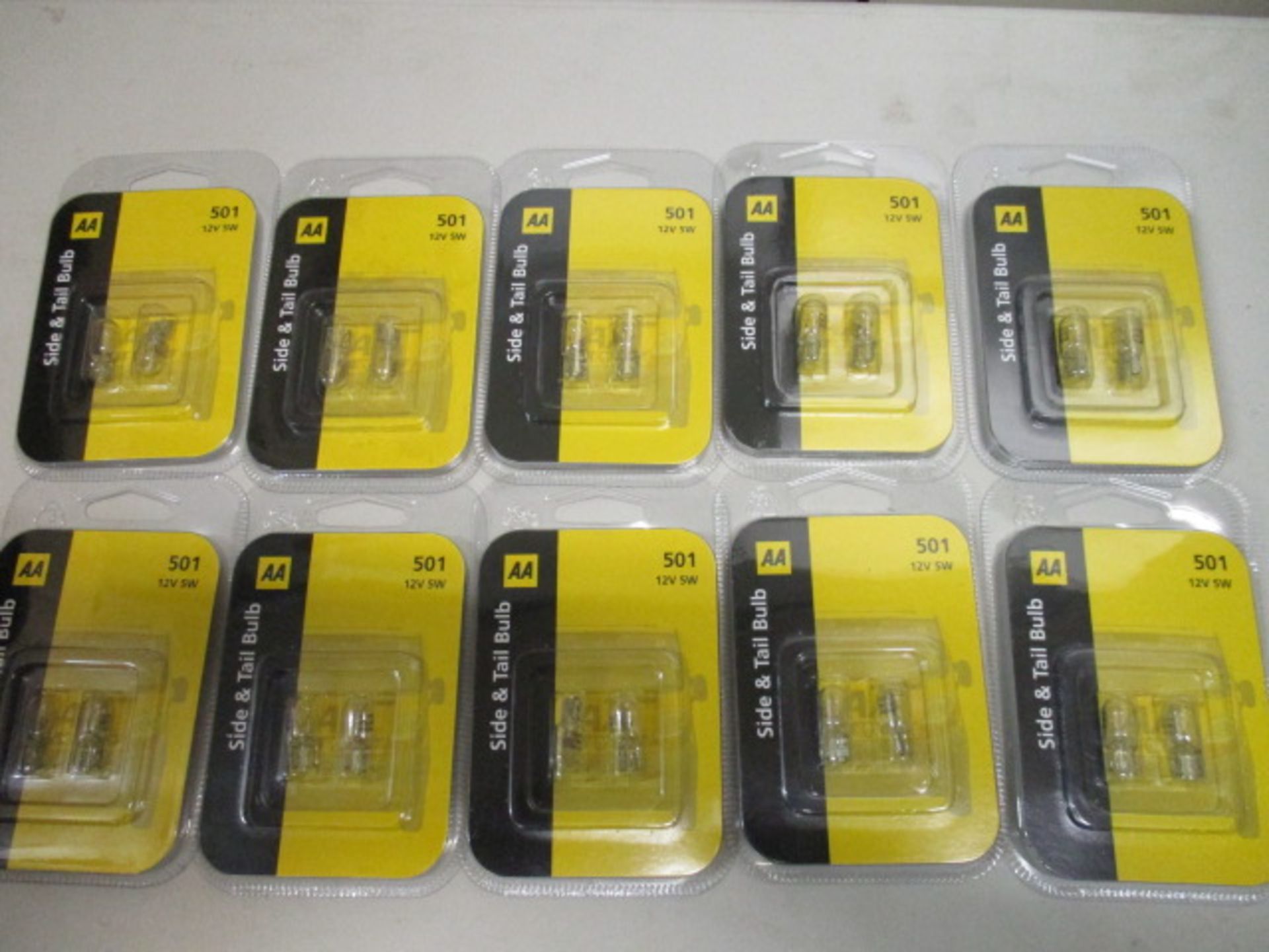 10. packs of brand neww AA 12V side and tail bulb 5W rrp £5 pack ( 2 in a pack - 20pcs total )