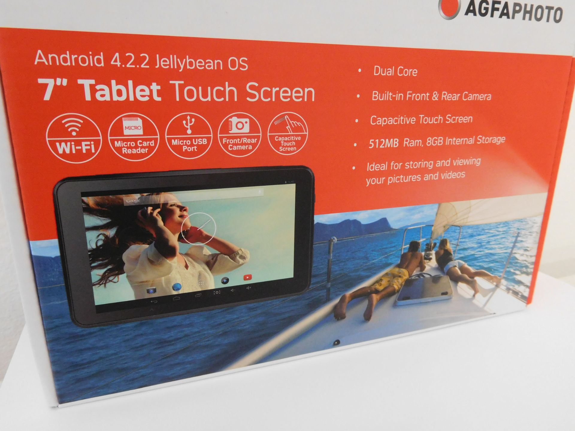 10 x AGFAPHOTO 7 Inch 4.2.2 Jellybean Operating System. Dual Core, Tablets. ORIGINAL RRP £129 - Image 2 of 6