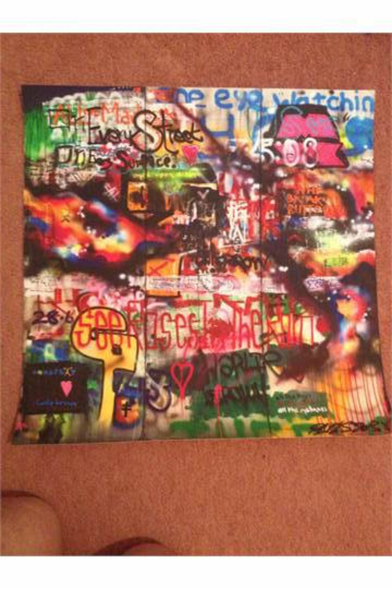 Coldplay: A signed limited edition pair of prints of the album artwork Mylo Xyloto by artist Paris