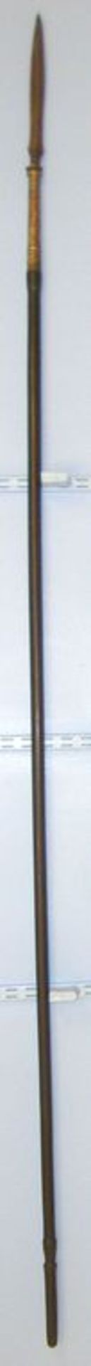 ORIGINAL, 1890’s South China Sea Pirate’s Polynesian Pole Arm Spear - Image 2 of 3