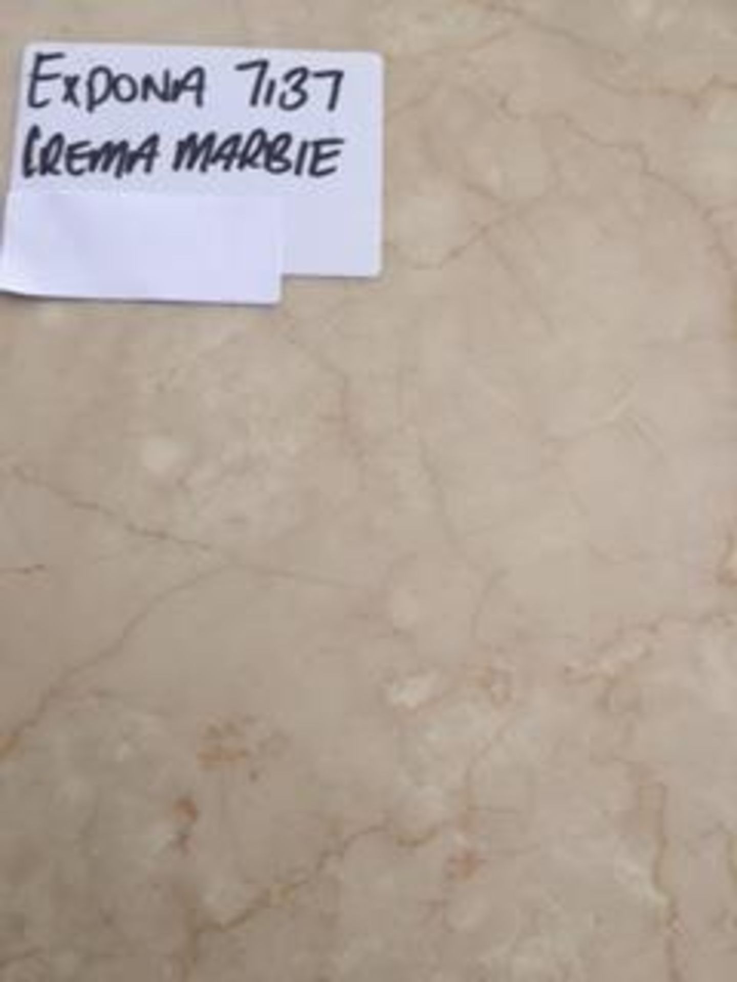 Polyflor Expona - 7137 Crema MarbleFlooring design for commercial areas. Realistic surface textures, - Image 2 of 2