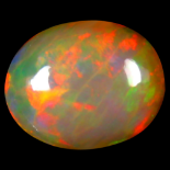 3.01 ct flashing multicolor opal