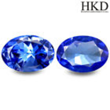 1.38 ct (2pcs) HKD Certified MATCHING PAIR Oval Cut (7 x 5 mm) Tanzanite