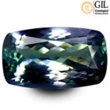 3.85 ct GIL Certified Impressive Cushion (13 x 7 mm) Bluish Violet Tanzanite