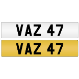 Cherished Number Plate VAZ 47