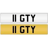 Cherished Number Plate 11 GTY