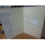 Signed by Famous Violinist Yehudi Menuhin, a Hardback Book 1977: Yehudi Menuhin - Unfinished Journey