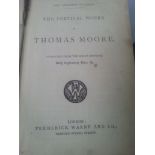 Antique book "The Poetical Works of Thomas Moore" The Chandos Classics London; Frederick Warne & Co