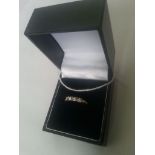9ct gold 0.1ct diamond 3 stone ring 1.3g. This is brand new and still in its box, hallmarked 0.