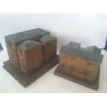 Antique model wooden houses