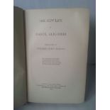 Antique book "The New Life of Dante Alighieri" translated by Charles Eliot Norton; 1896