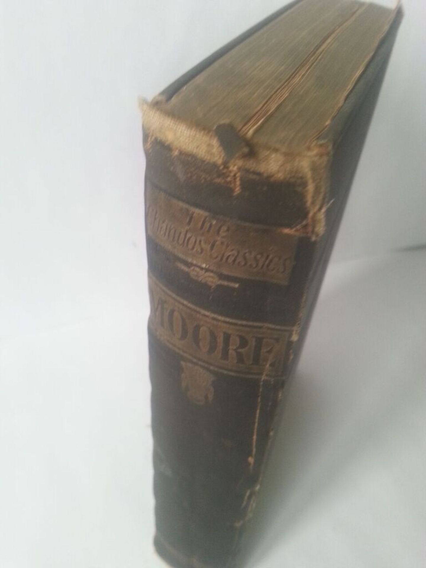 Antique book "The Poetical Works of Thomas Moore" The Chandos Classics London; Frederick Warne & Co - Image 3 of 3